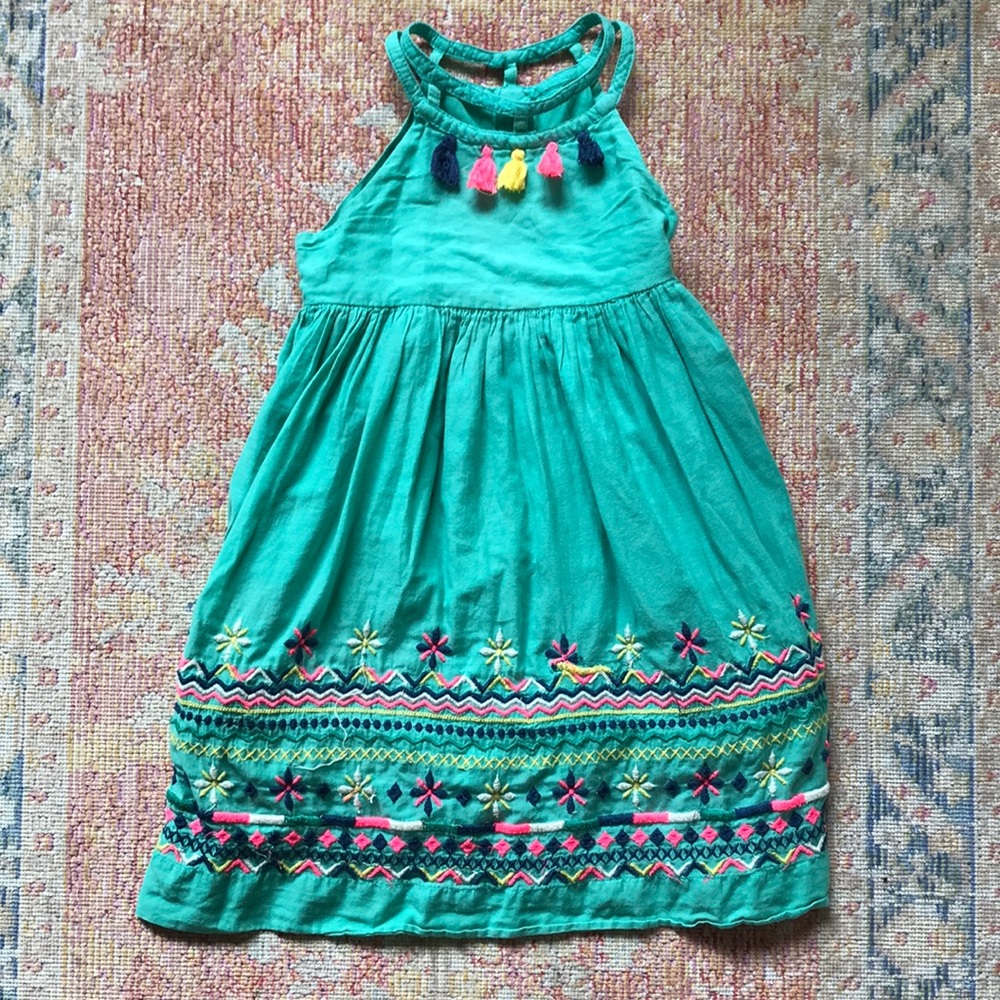 4T boho maxi dress